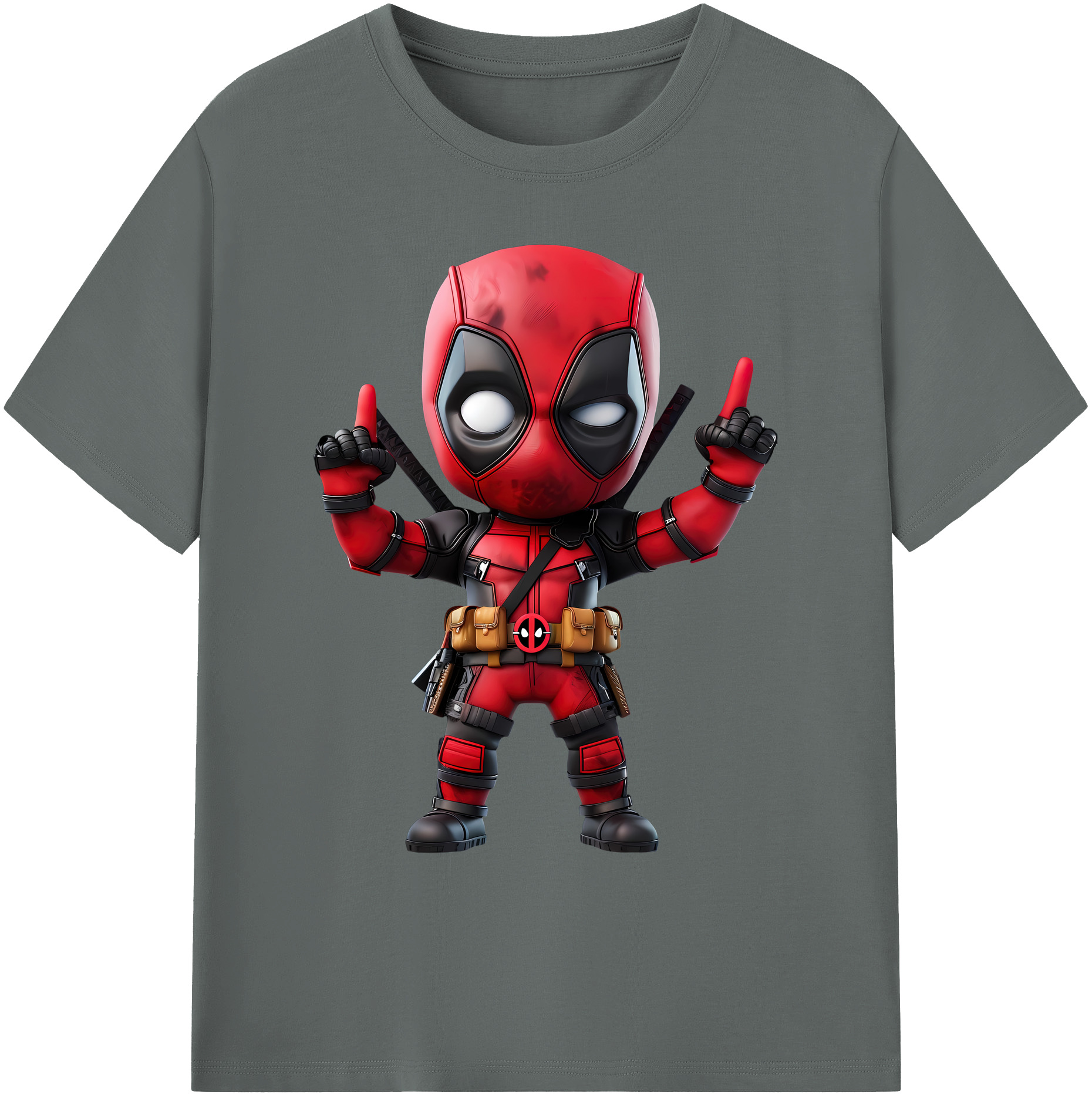 （画像用） Deadpool デッドプール 綿100％ メンズ半袖Tシャツ｜肌触りやわらか＆通気性